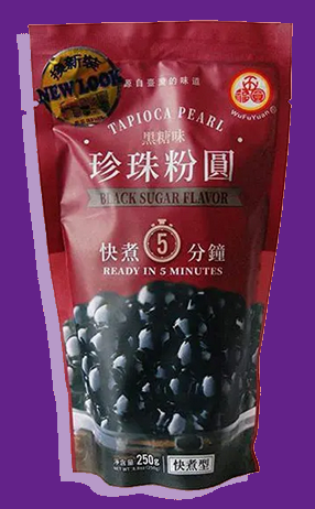 Black Tapioca Pearls