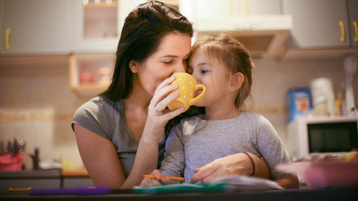 Children Benefit from Drinking Tea