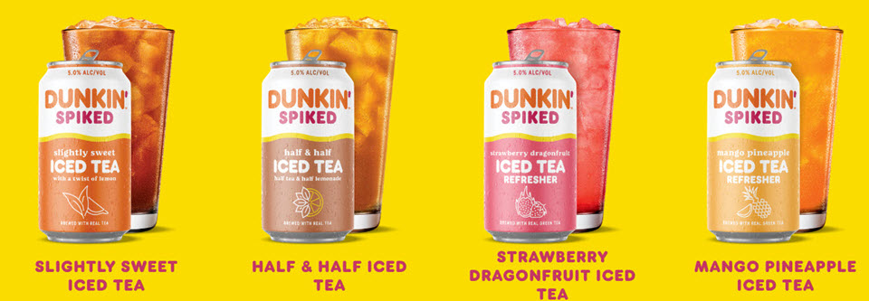 Dunkin' Launches Hard Iced Teas and Coffee